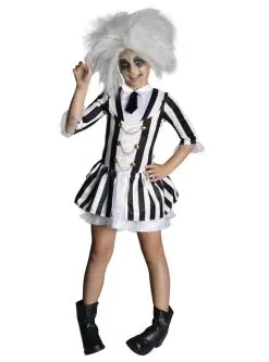 Funidelia Beetlejuice Deluxe Kostuum Voor Meisjes
