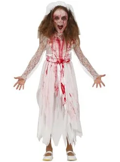 Funidelia Bloederige Zombie Bruid Kostuum Voor Meisjes