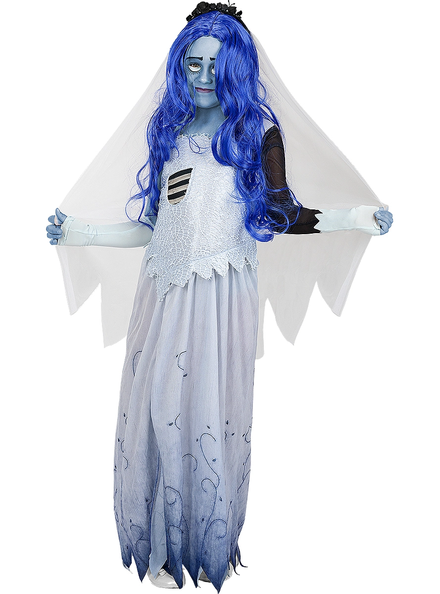 Funidelia Corpse Bride-kostuum Voor Meisjes 1 Funidelia Corpse Bride-kostuum Voor Meisjes