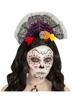 Funidelia Dag Des Doods Haarband Met Sluier -🎃 Halloween Winkel dag des doods haarband met sluier 2