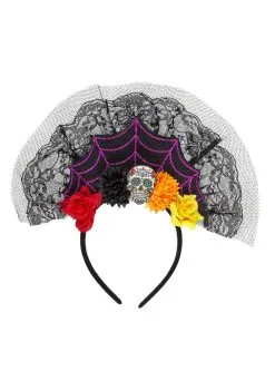 Funidelia Dag Des Doods Haarband Met Sluier