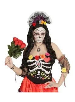 Funidelia Dag Des Doods Haarband Met Sluier -🎃 Halloween Winkel dag des doods haarband met sluier 4