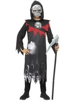 Funidelia Deluxe Donker Grim Reaper Kostuum Voor Jongens
