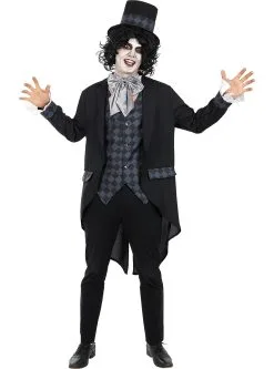 Funidelia Donker Mad Hatter Kostuum Voor Mannen -🎃 Halloween Winkel donker mad hatter kostuum voor mannen 2