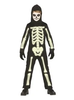 Funidelia Glow In The Dark Skeletten Kostuum Voor Kinderen