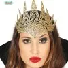 Funidelia Gouden Dominante Koningin Tiara