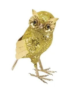 Funidelia Grote Gouden Glitter Uil