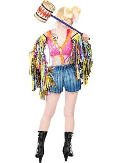 Funidelia Harley Quinn Kostuum Met Kwastjes - Birds Of Prey -🎃 Halloween Winkel harley quinn kostuum met kwastjes birds of prey 2