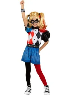 Funidelia Harley Quinn Kostuum Voor Meisjes -🎃 Halloween Winkel harley quinn kostuum voor meisjes 2