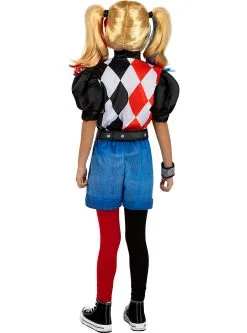 Funidelia Harley Quinn Kostuum Voor Meisjes -🎃 Halloween Winkel harley quinn kostuum voor meisjes 4