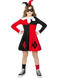 Funidelia Harley Quinn-kostuum Voor Meisjes - DC Comics