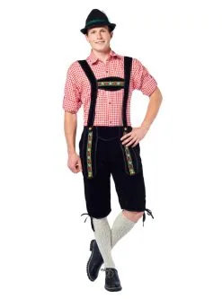 Funidelia Lederhose Johan Licht Bruin Voor Mannen