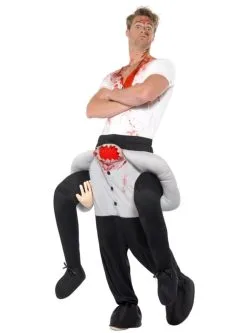 Funidelia Piggyback Hoofdloze Man Kostuum Voor Volwassenen -🎃 Halloween Winkel man zonder hoofd rij mee kostuum voor volwassenen 2