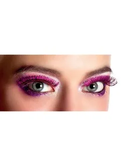 Funidelia Metallic Roze Wimpers Voor Vrouw