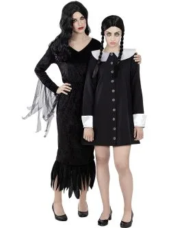 Funidelia Morticia Addams Kostuum Voor Vrouwen - The Addams Family -🎃 Halloween Winkel morticia addams kostuum voor vrouwen the addams family 2