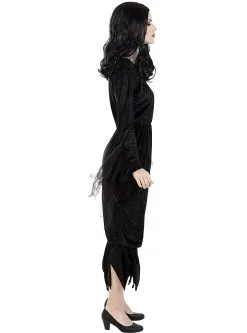 Funidelia Morticia Addams Kostuum Voor Vrouwen - The Addams Family -🎃 Halloween Winkel morticia addams kostuum voor vrouwen the addams family 3