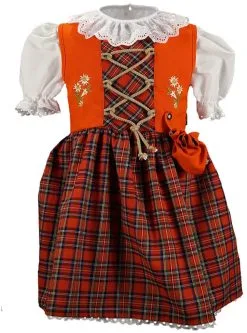 Funidelia Oktoberfest Dirndl Rood Voor Meisjes