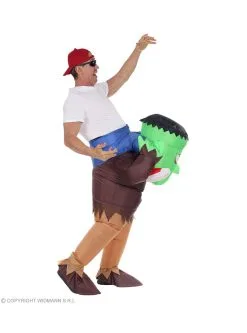 Funidelia Opblaasbare Frankie Rij Mee Kostuum Voor Volwassenen -🎃 Halloween Winkel opblaasbare frankie rij mee kostuum voor volwassenen 3