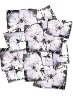 Funidelia Pak Met 12 Spinnenwebben 12g