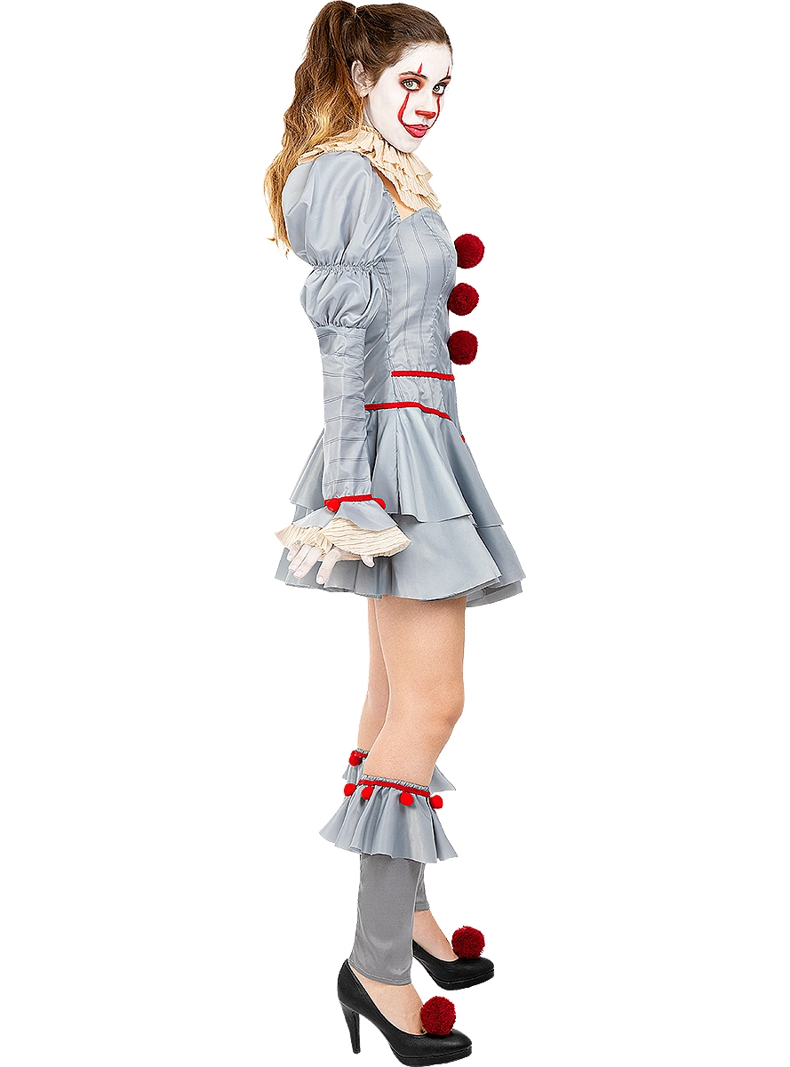 Funidelia Pennywise Kostuum Voor Vrouwen - It Chapter Two 2 Funidelia Pennywise Kostuum Voor Vrouwen - It Chapter Two - Afbeelding 2