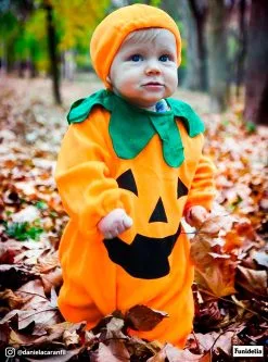 Funidelia Pompoen Kostuum Voor Baby's -🎃 Halloween Winkel pompoen kostuum voor babys 3