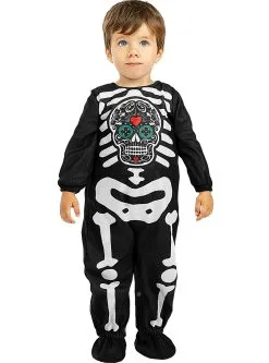 Funidelia Skelet Dag Van De Doden Kostuum Voor Baby's 7 Funidelia Skelet Dag Van De Doden Kostuum Voor Baby's -π Halloween Winkel skelet dag van de doden kostuum voor babys 3