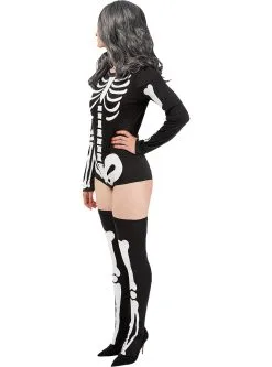 Funidelia Skelettenkostuum Voor Vrouwen Plus Size -🎃 Halloween Winkel skelettenkostuum voor vrouwen plus size 3
