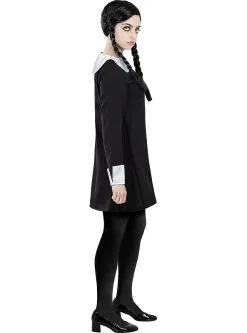 Funidelia Woensdag Addams Kostuum Voor Vrouwen Plus Size- The Addams Family -🎃 Halloween Winkel woensdag addams kostuum voor vrouwen plus size the addams family 3