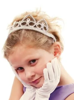 Funidelia Zilveren Diadeem Voor Kinderen