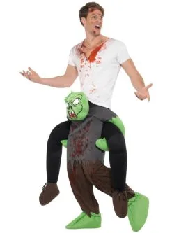 Funidelia Piggyback Zombie Kostuum Voor Volwassenen -🎃 Halloween Winkel zombie rij mee kostuum voor volwassenen 2