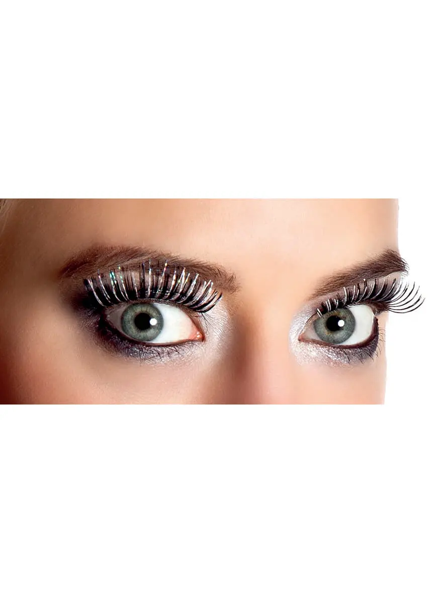 Funidelia Zwarte Wimpers Van Ijsprinses Voor Vrouw 1 Funidelia Zwarte Wimpers Van Ijsprinses Voor Vrouw